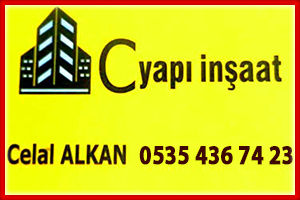 C Yapı İnşaat – Celal ALKAN 0535 436 74 23