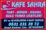 Kafe Sahra – Yemek ve Çay Servisi