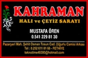 Kahraman Halı – Mustafa ÖREN 0541 229 81 30