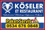 Köseler Et Restaurant – Cafe Hizmeti